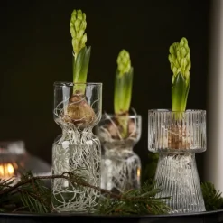 Rette svibelvase 15 cm klar