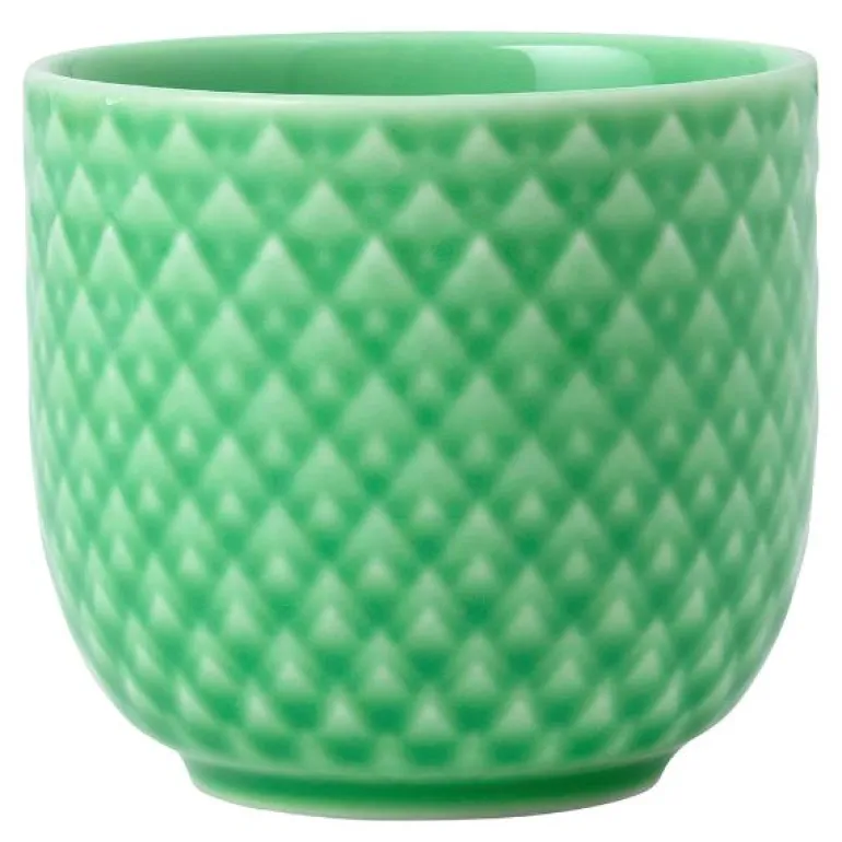 Rhombe Color eggeglass 5 cm grønn