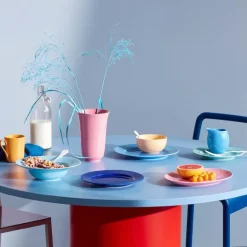 Rhombe Color lunsjtallerken 23 cm mørk blå