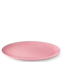 Rhombe Color serveringsfat ovalt 28,5x21,5 cm rosa