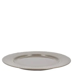 Rhombe Earth middagstallerken 27 cm clay