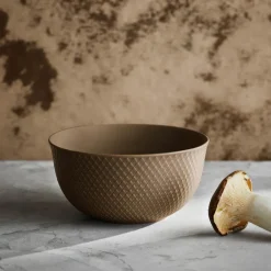 Rhombe Earth serveringsskål 17,5 cm clay