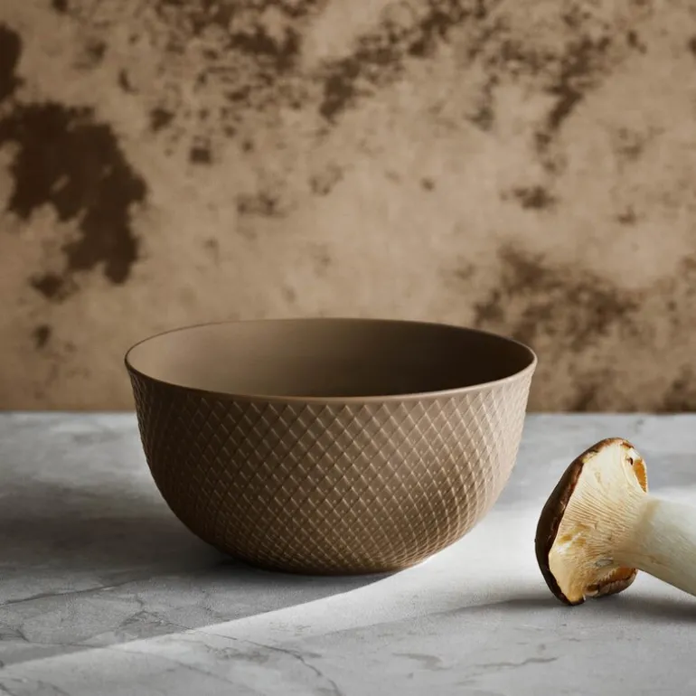 Rhombe Earth serveringsskål 17,5 cm clay