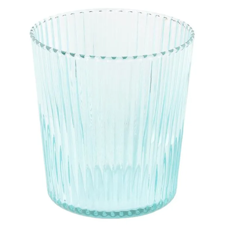 Ribbed Elegance glass Lucky 25 cl turkis