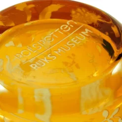 Rijksmuseum drikkeglass 9,5x8,5c 2s gul