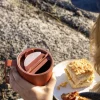 Rise kopp 41 cl med flipplokk Autumn Glaze
