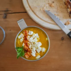 Rise kopp 41 cl med flipplokk børstet stål