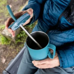 Rise Tumbler 77 cl med sugerør Brittany Blue