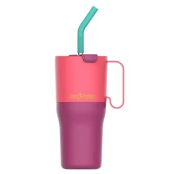 Rise Tumbler 77 cl med sugerør Pink Lemonade Kaleidoscope