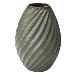 River vase 21 cm grønn
