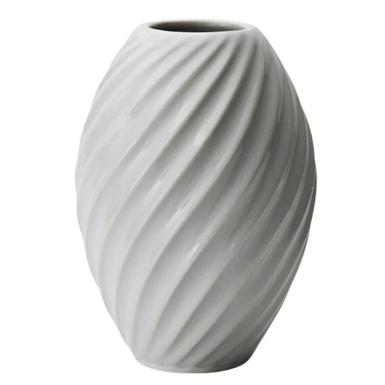 River vase 16 cm hvit