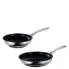 Rix stekepanne sett 2 deler 22+28 cm svart