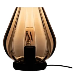 Rocks bordlampe 24,4 cm caramel