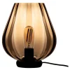 Rocks bordlampe 30 cm caramel