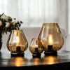 Rocks bordlampe 16,5 cm caramel