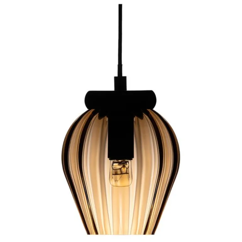 Rocks taklampe 16,5 cm caramel