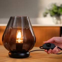 Rocks XO bordlampe 26 cm koksgrå