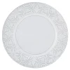 Rua Nova tallerken flat 28 cm antikkhvit