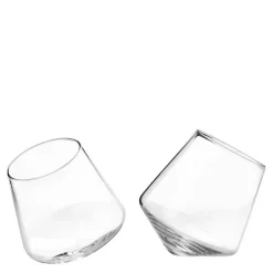 Rullende vinglass i krystall 36 cl 2 stk