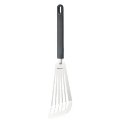Saira stekespade med silikonhåndtak 33 cm rustfritt stål