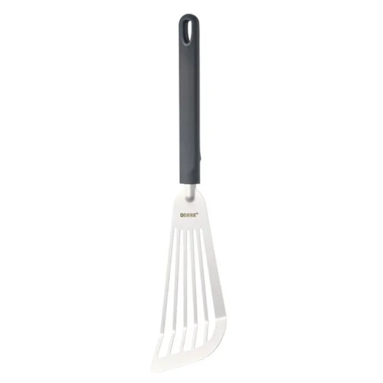Saira stekespade med silikonhåndtak 33 cm rustfritt stål