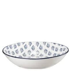 Sakura dyp tallerken 20 cm hvit/blå