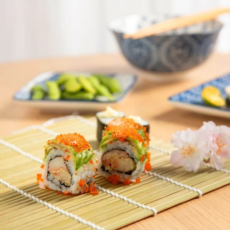 Sakura Roll sushimatte 24x24 cm bambus