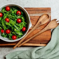 Salatbestikk 35 cm akasie