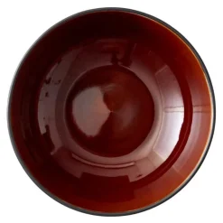 Salatskål 30 cm svart/amber