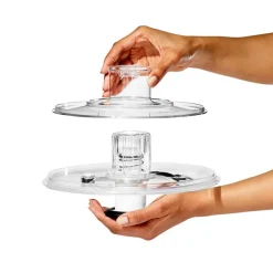 Salatslynge i glass