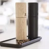 Salt og pepperkvern 18 cm eik
