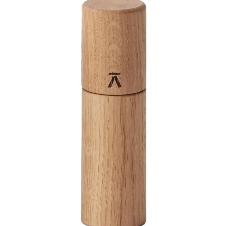 Salt og pepperkvern 18 cm eik