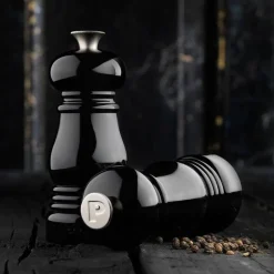 Salt- og pepperkvern sett 11 cm svart