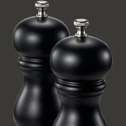 Salt & pepper sett 15 cm matt svart