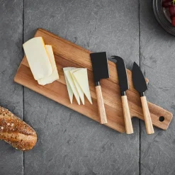 Santo ostesett m/3 kniver og skjærebrett