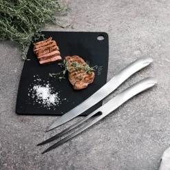 Santo tranchérkniv og gaffel stål