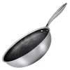 Santo wokpanne 28 cm stål/svart