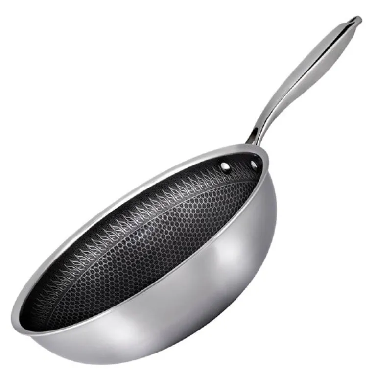 Santo wokpanne 28 cm stål/svart