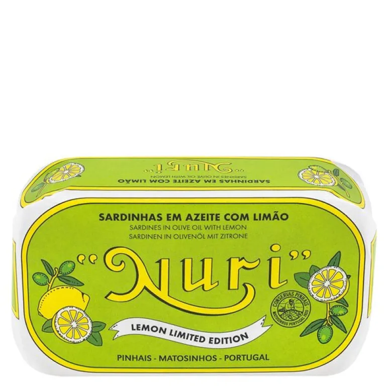 Sardiner i olivenolje og sitron 125g