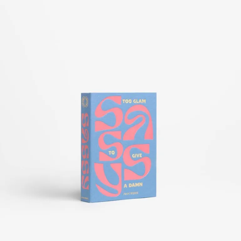 Sassy smykkeskrin 19,4x15 cm blå/rosa