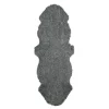 Saueskinn new zealand kort ull 160x60 cm Grey