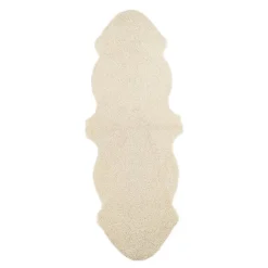 Saueskinn new zealand kort ull 160x60 cm moon light