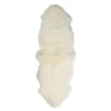 Saueskinn new zealand lang ull 160 cm ivory