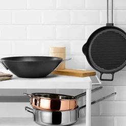 Sautepanne 24 cm kobber