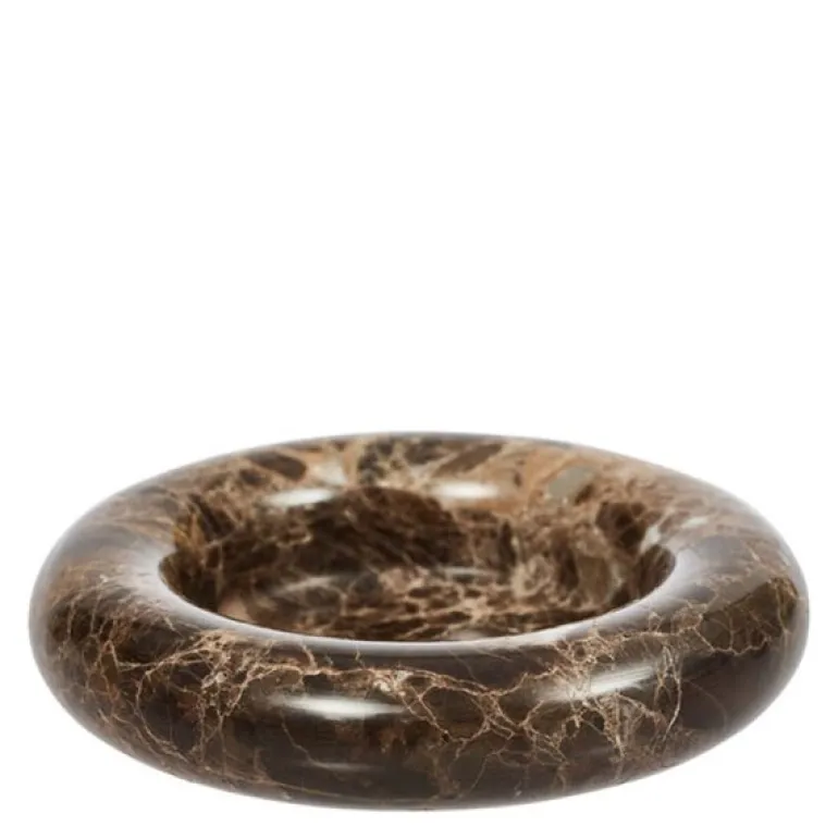 Savi marmor lysestake 14 cm Choko