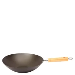 School of Wok Pre-seasoned wok sett svart