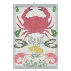 Seafood håndkle 35x50 cm