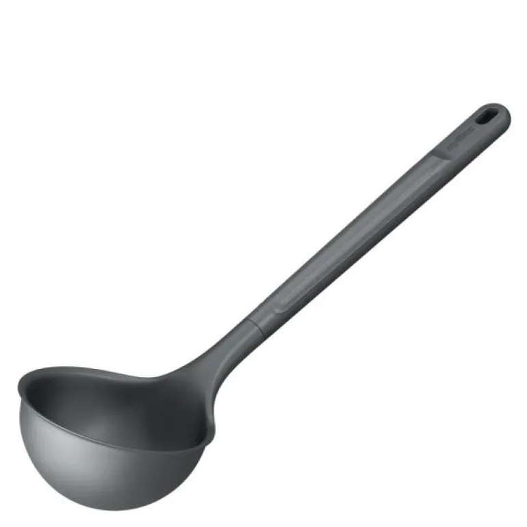 Øse large 31,5 cm grå