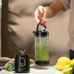 Select trådløs blender 0,4L svart/klar
