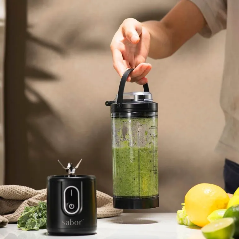Select trådløs blender 0,4L svart/klar